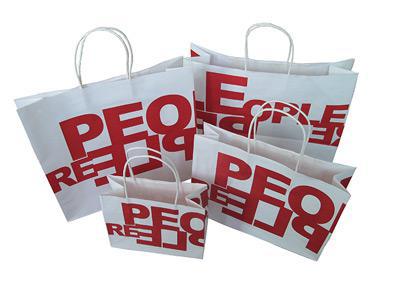 Bolsa de papel con manija