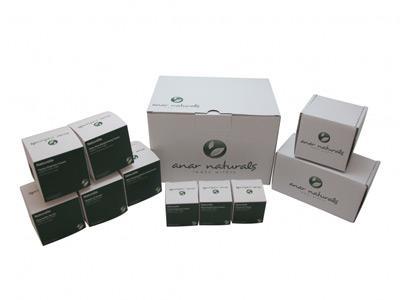 Caja de cartón para envasar cremas
