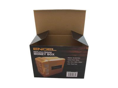 Caja con extremos plegables, caja de cartón
