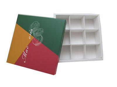 Caja para envasar macarrones/chocolate/galletitas