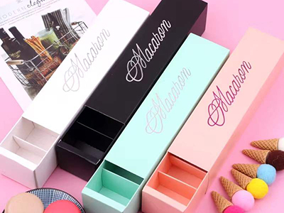 Caja para envasar macarrones/chocolate/galletitas