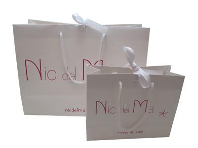 Bolsa de compra de papel para envasar joyas