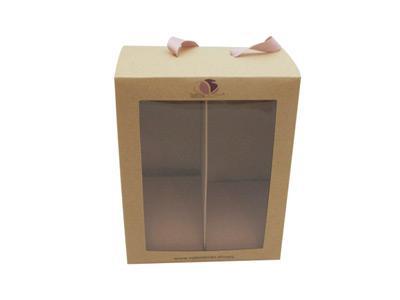 Caja de cartón kraft para envasar sandalias