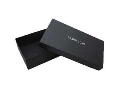 Caja de papel de dos piezas para envasar zapatos