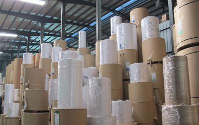 Papel kraft blanco