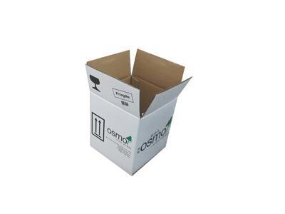 Caja con fondo cerrado y extremo superior plegable, cartón plegable personalizado
