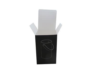 Caja con fondo cerrado y extremo superior plegable, cartón plegable personalizado