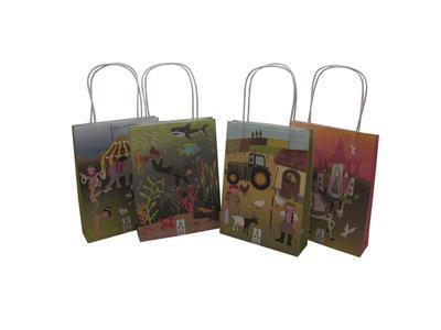 Bolsa de papel kraft para envasado de juguetes