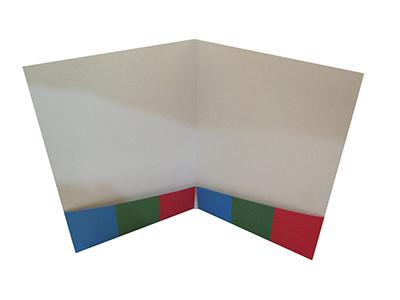Carpeta de papel plegable