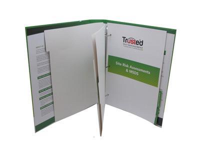 Carpeta de cartón recargable