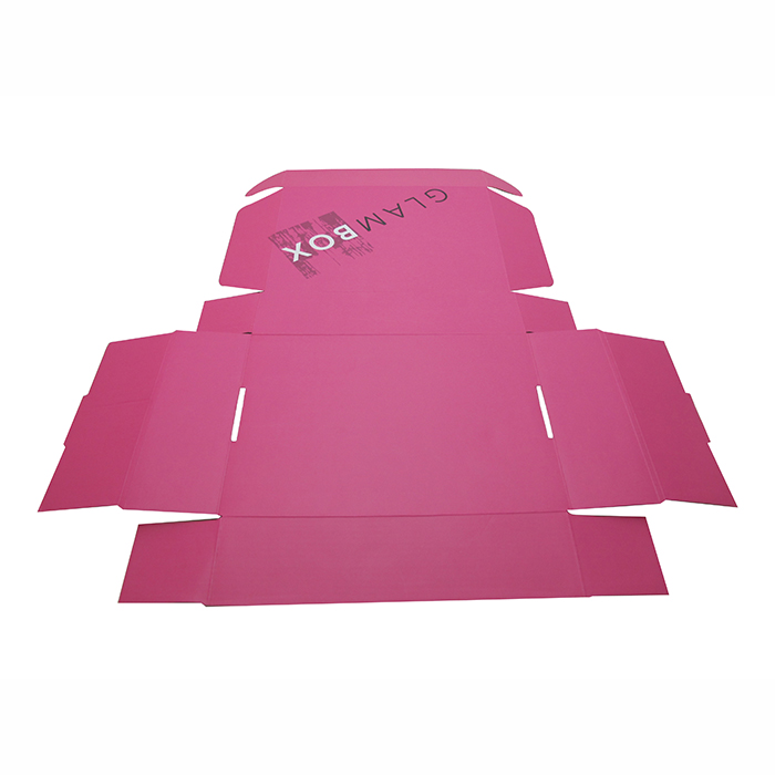 Caja plegable con tapa volcada, caja personalizada para carpetas