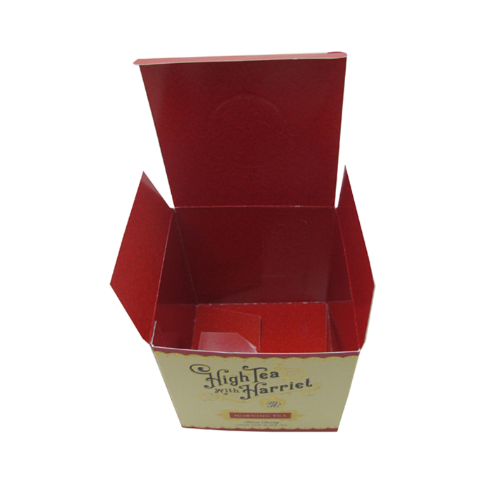 Caja de fondo automático y extremo superior plegable, cartón plegable personalizado
