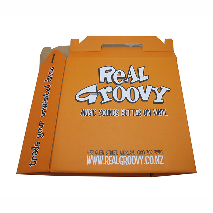 Caja bolsa de fondo automático, caja plegable con impresión personalizada