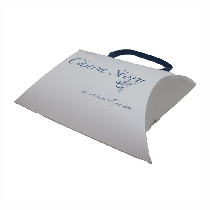 Caja tipo almohada, caja de cartón con impresión personalizada