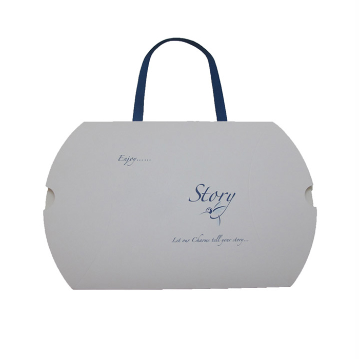 Caja tipo almohada, caja de cartón con impresión personalizada
