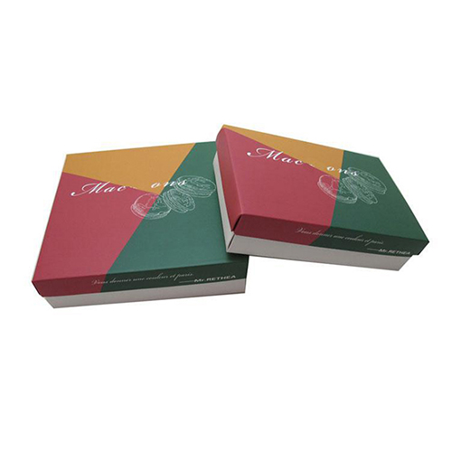 Caja para macarrones, cajas de papel blanco