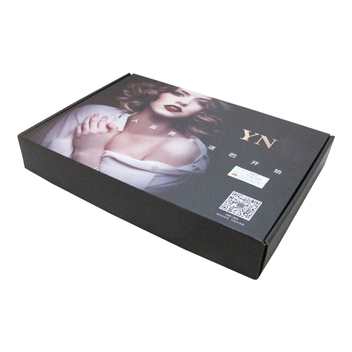 Caja para indumentaria, caja de exposición
