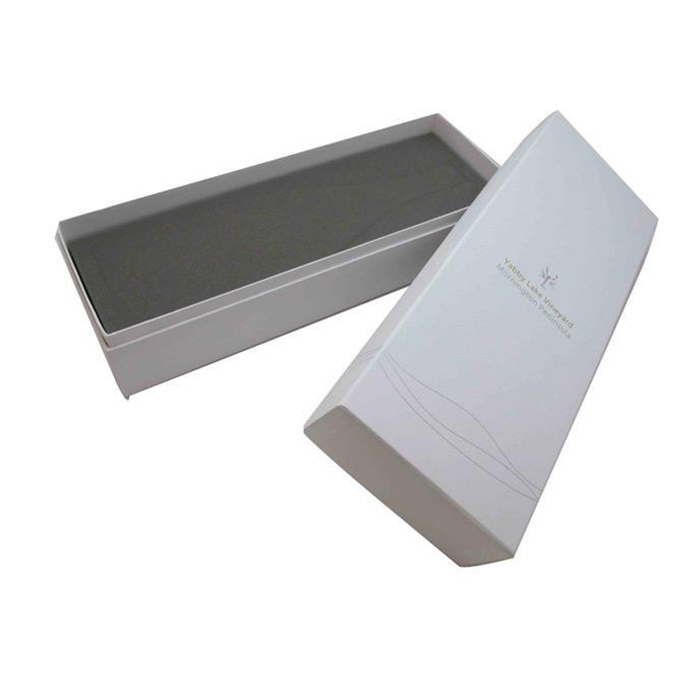Caja de papel de dos piezas para vinos, caja de dos piezas