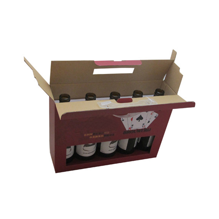 Caja de papel de dos piezas para vinos, caja de dos piezas