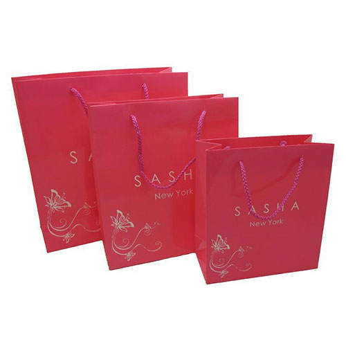 Bolsa de compra de papel impreso