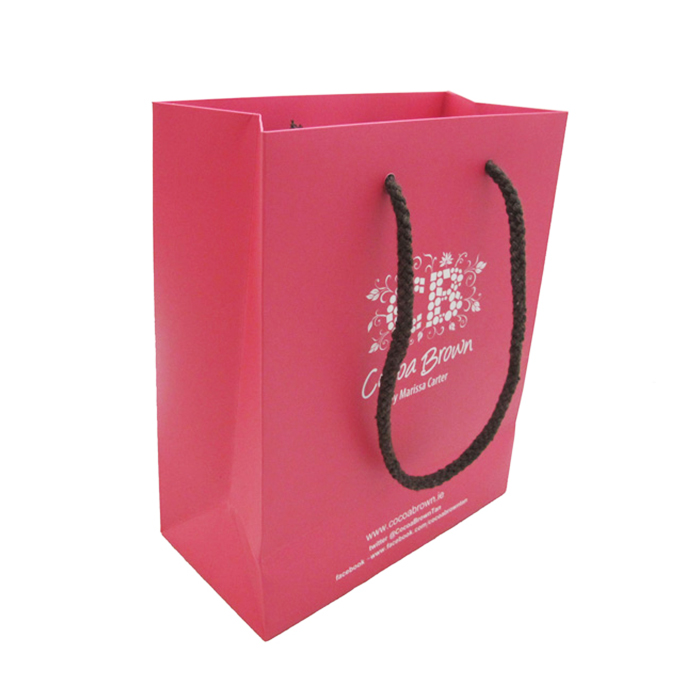 Bolsa de compra de papel impreso